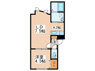 レユシール伍番館の物件間取画像